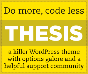 The Thesis Theme from Chris Pearson and DIYthemes